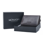 Genuine Leather Hand Purse by Monash London (6001mr-brown)