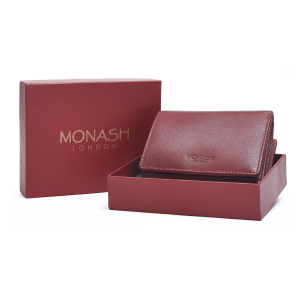 Genuine Leather Hand Purse by Monash London (6001mr-red)