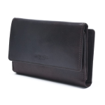 Genuine leather hand purse by Monash London -(6002mr-brown)