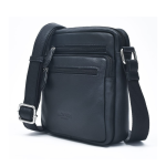 Monash London Genuine Leather Sling Bag for Men(mb019-black)