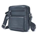 Monash London Premium Genuine Leather Laptop Bag – Sleek Black Office Messenger with Shoulder Strap & Zipper Compartments(mb021-black)