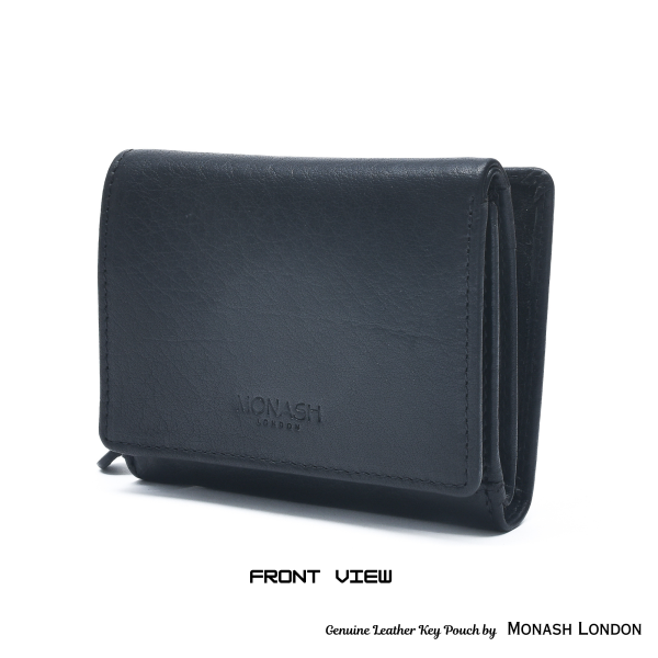 Genuine Leather Hand Purse by Monash London (6001mr-black)
