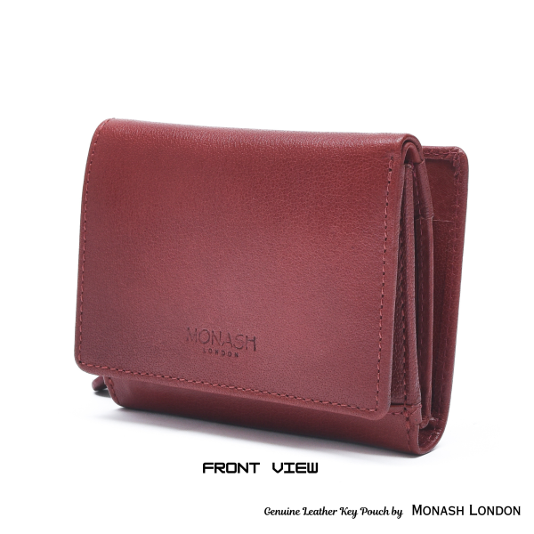 Genuine Leather Hand Purse by Monash London (6001mr-red)