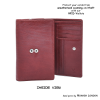 Genuine leather hand purse by Monash London -(6002mr-red)