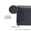Genuine Leather Hand Purse by Monash London (lw068mr-black)