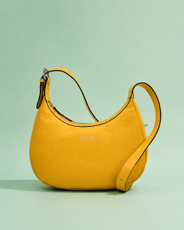 Genuine Leather Shoulder Bag | Convertible Sling & Handbag | Premium Leather Hobo Bag with Adjustable Strap, Back Zip Pocket & Spacious Main Compartment