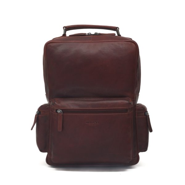 Leather Backpack for Men and Women
