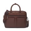 Leather Laptop Messenger Bag for Men & Women