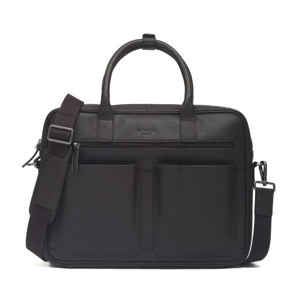 Genuine Leather Laptop Messenger Bag for Men