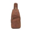 Leather Crossbody Bag Antique Brass