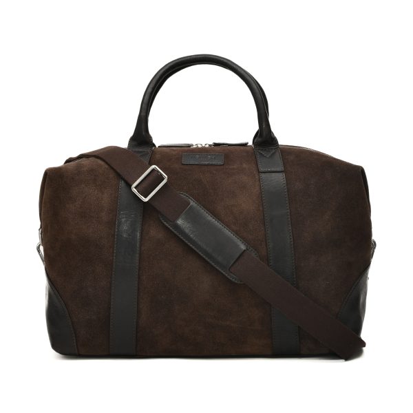 Premium Suede Leather Duffel Bag